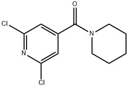 (2,6-DICHLOROPYRIDIN-4-YL)(PIPERIDINO)METHANONE Struktur