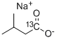 SODIUM ISOVALERATE-1-13C Struktur