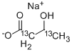 3-HYDROXYBUTYRIC-2,4-13C2 ACID, SODIUM SALT Struktur