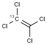 TETRACHLOROETHYLENE-1-13C Struktur