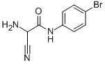 2-AMINO-N-(4-BROMO-PHENYL)-2-CYANO-ACETAMIDE Struktur