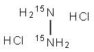 HYDRAZINE-15N2 DIHYDROCHLORIDE Struktur