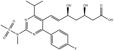 ロスバスタチン 化學(xué)構(gòu)造式