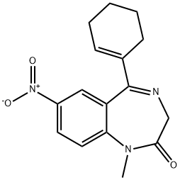 Menitrazepam Struktur