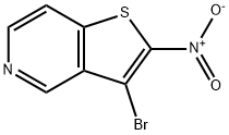 3-Bromo-2-nitrothieno[3,2-c]pyridine Struktur