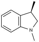 1H-Indole,2,3-dihydro-1,3-dimethyl-,(3R)-(9CI) Struktur