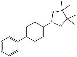 4,4,5,5-TETRAMETHYL-2-(4-PHENYL-1-CYCLOHEXEN-1-YL)-1,3,2-DIOXABOROLANE Struktur