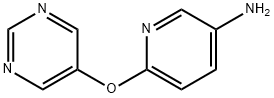 6-(Pyrimidin-5-yloxy)pyridin-3-amine Struktur