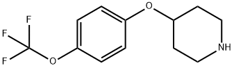 4-[4-(TRIFLUOROMETHOXY)PHENOXY]PIPERIDINE Struktur