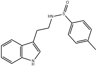 R-(+)-N-P-TOLYLSULFINYLTRYPTAMINE Struktur