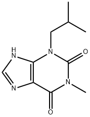 3-ISOBUTYL-1-METHYLXANTHINE Struktur