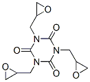 1,3,5-Triazine-2,4,6(1H,3H,5H)-trione, 1,3,5-tris(2-oxiranylmethyl)-, homopolymer Struktur