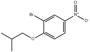 2-Bromo-1-(2-methylpropoxy)-4-nitrobenzene Struktur