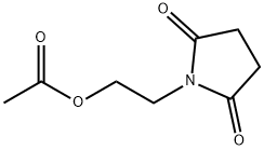 N-ACETOXYETHYL SUCCINIMIDE Struktur