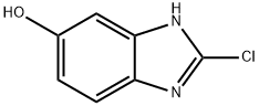 1H-Benzimidazol-5-ol,2-chloro-(9CI) Struktur