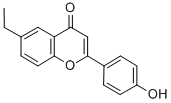 6-ETHYL-4'-HYDROXYFLAVONE Struktur