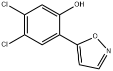 5-(4,5-DICHLORO-2-HYDROXYPHENYL)ISOXAZOLE Struktur