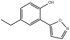 4-ETHYL-2-(ISOXAZOL-5-YL)PHENOL Struktur