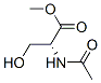 D-Serine, N-acetyl-, methyl ester (9CI) Struktur