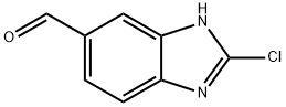 1H-Benzimidazole-5-carboxaldehyde,2-chloro-(9CI) Struktur