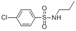 4-Chloro-N-propylbenzenesulfonamide Struktur