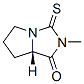 1H-Pyrrolo[1,2-c]imidazol-1-one,hexahydro-2-methyl-3-thioxo-,(7aS)-(9CI) Struktur