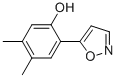 5-(4,5-DIMETHYL-2-HYDROXYPHENYL)ISOXAZOLE Struktur