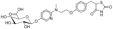 5-Hydroxy Rosiglitazone b-D-Glucuronide Struktur