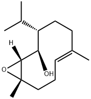 6,10-Dimethyl-3-(1-methylethyl)-11-oxabicyclo[8.1.0]undec-6-en-2-ol Struktur