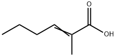 2-METHYL-2-HEXENOIC ACID Struktur