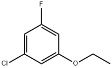 3-CHLORO-5-FLUOROPHENETOLE Struktur