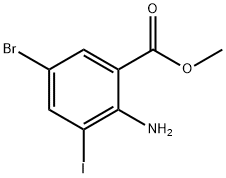 2-氨基-5-溴-3-碘苯甲酸甲酯, 289039-83-4, 結(jié)構(gòu)式