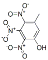 5-methyl-2,3,4-trinitro-phenol Struktur