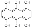 Dihydro-1,4,5,8-tetrahydroxyanthraquinone Struktur