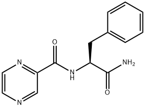 (S)-N-(1-AMino-1-oxo-3-phenylpropan-2-yl)pyrazine-2-carboxaMide Struktur