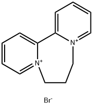 7,8-DIHYDRO-6H-DIPYRIDO[1,2-A:2',1'-C][1,4]DIAZEPINEDIIUM DIBROMIDE Struktur