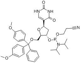 2'-DEOXYPSEUDOURIDINE CEP Struktur