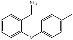 [2-(4-methylphenoxy)phenyl]methanamine Struktur