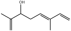 5,7-OCTADIEN-2-OL, 2,6-DIMETHYL Struktur