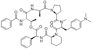 2-D-Alanine-4-[4-(dimethylamino)-N-methyl-L- Struktur