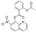 2-(Acetyloxy)benzoic acid 7-nitro-8-quinolyl ester Struktur