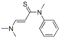 2-Propenethioamide,  3-(dimethylamino)-N-methyl-N-phenyl- Struktur