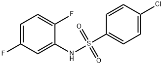 4-chloro-N-(2,5-difluorophenyl)benzenesulfonamide Struktur