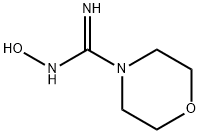 N-HYDROXY-4-MORPHOLINECARBOXIMIDAMIDE Struktur