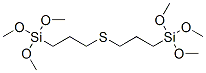 3,3,11,11-tetramethoxy-2,12-dioxa-7-thia-3,11-disilatridecane Struktur