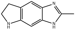 Pyrrolo[2,3-f]benzimidazole, 1,5,6,7-tetrahydro-2-methyl- (8CI) Struktur