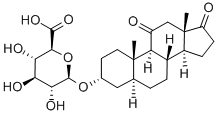 11-KETOANDROSTERONE BETA-D-GLUCURONIDE Struktur