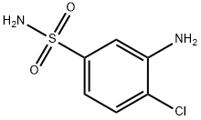 3-amino-4-chlorobenzenesulphonamide Struktur