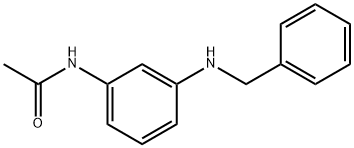 N-[3-[(phenylmethyl)amino]phenyl]acetamide Struktur