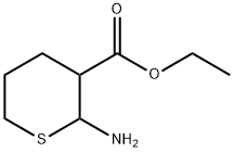 2H-Thiopyran-3-carboxylicacid,2-aminotetrahydro-,ethylester(8CI) Struktur